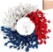 4th of July Wreath for Front Door, Handmade Patriotic Red White Blue Fourth of July Wreath Decorations